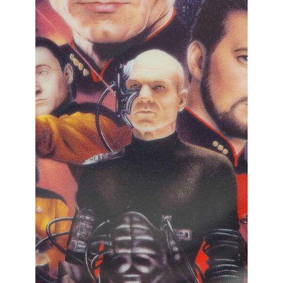 Star Trek Next Generation Picard Year 1994 Porcelain 8 1/8" Wall Decor Plate - Picture 4 of 15